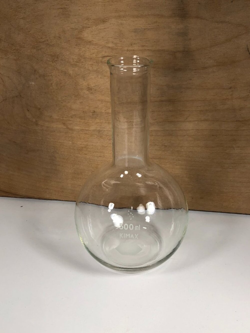 Kimax Glass 500mL Single Neck Round Bottom Boiling Flask Kimble